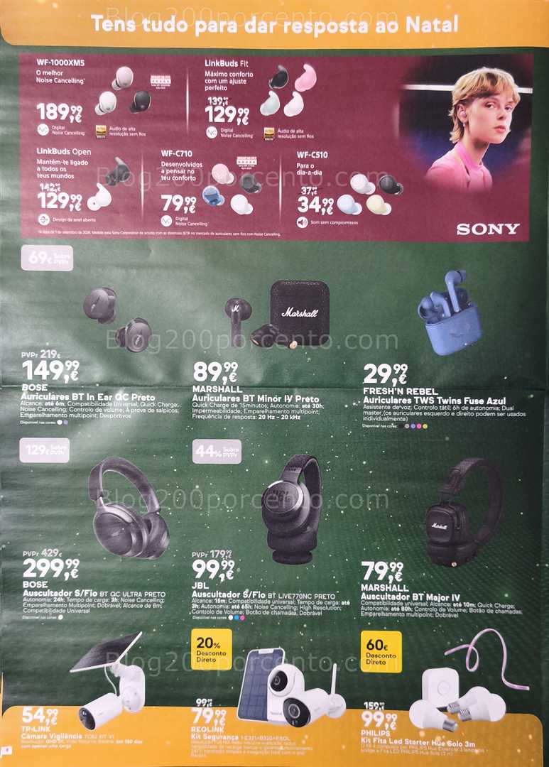 Antevisão Folheto WORTEN Natal Promoções até 25 dezembro