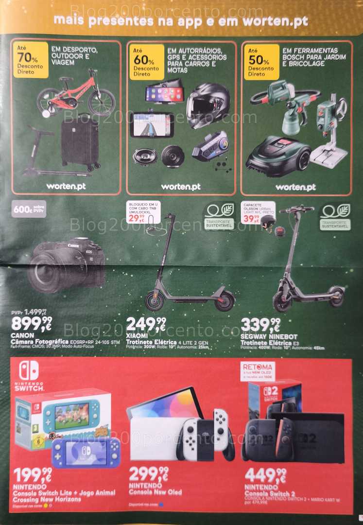 Antevisão Folheto WORTEN Natal Promoções até 25 dezembro