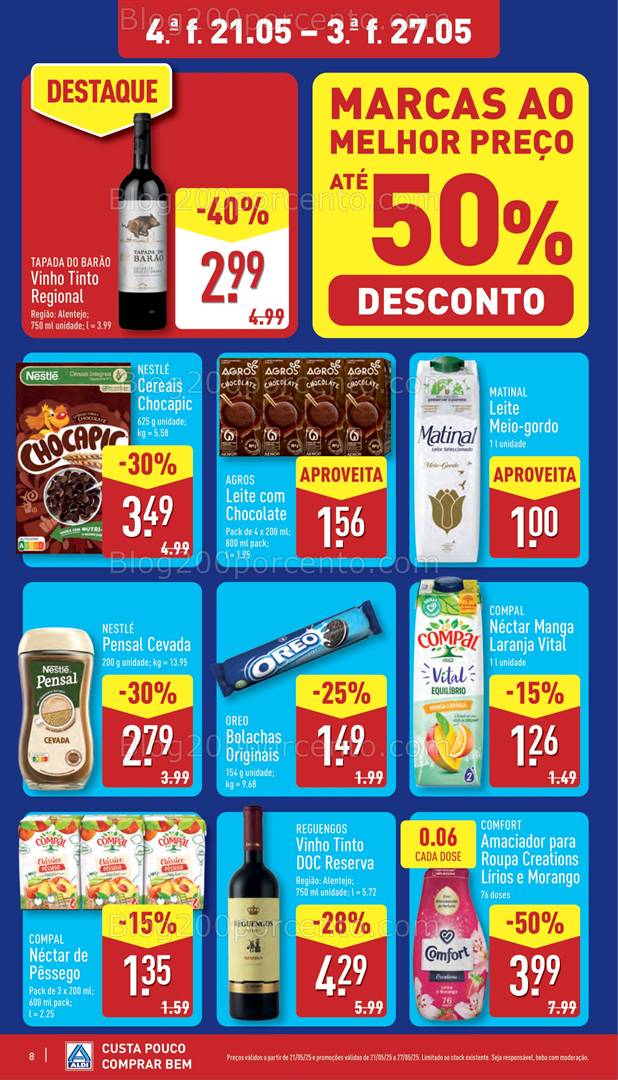 Antevisão Folheto ALDI Promoções de 21 a 27 maio all
