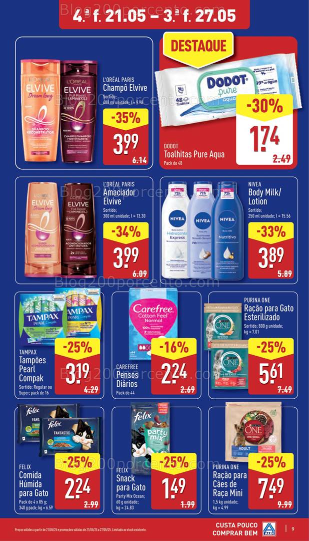 Antevisão Folheto ALDI Promoções de 21 a 27 maio all