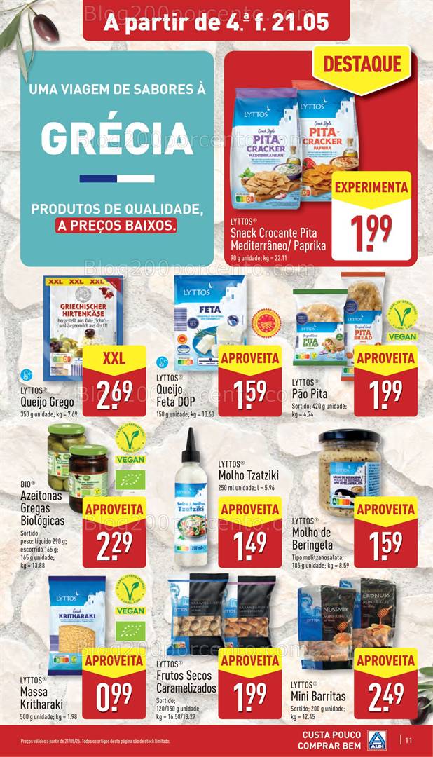 Antevisão Folheto ALDI Promoções de 21 a 27 maio all