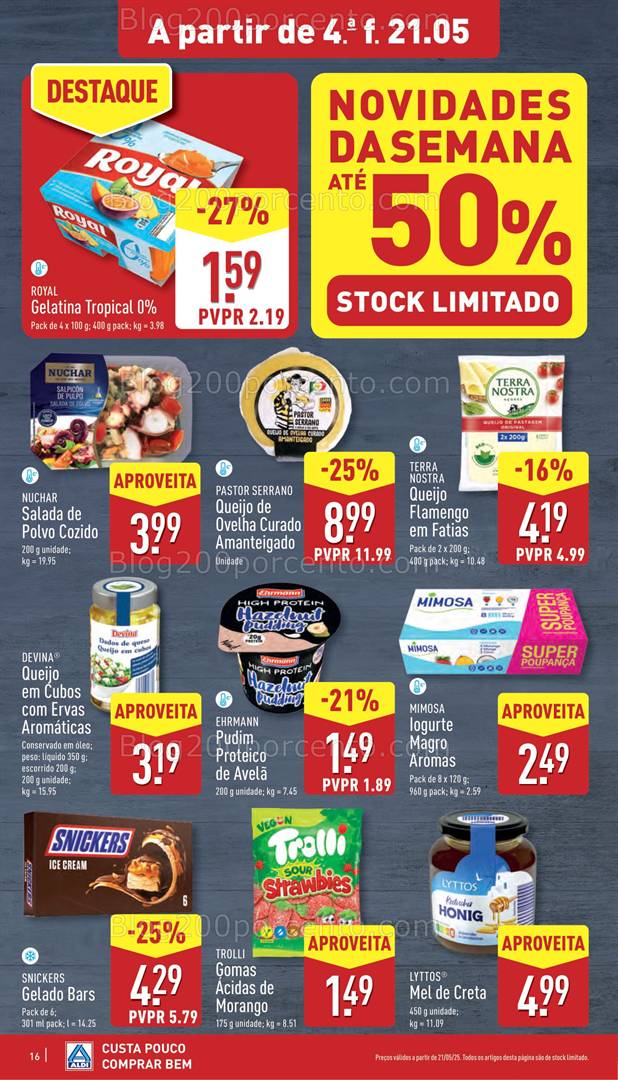 Antevisão Folheto ALDI Promoções de 21 a 27 maio all