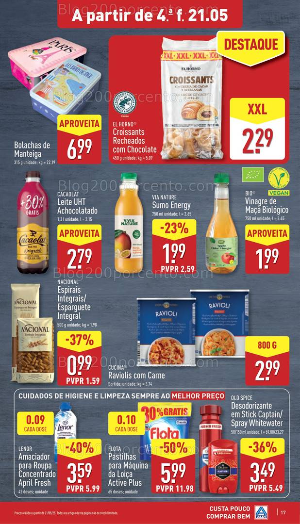 Antevisão Folheto ALDI Promoções de 21 a 27 maio all