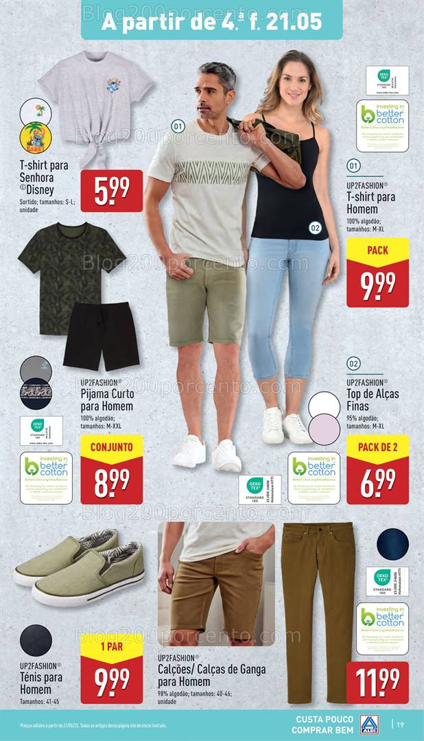 Antevisão Folheto ALDI Promoções de 21 a 27 maio bazar