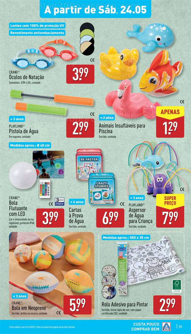 Antevisão Folheto ALDI Promoções de 21 a 27 maio bazar