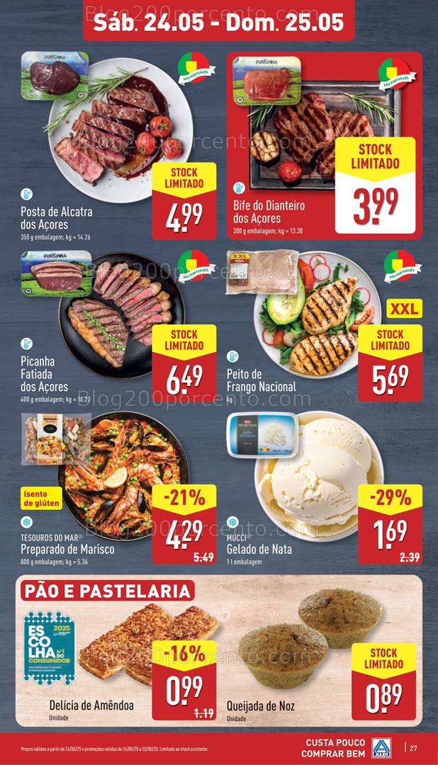Antevisão Folheto ALDI Promoções Fim de Semana - 24 e 25 maio fim de semana