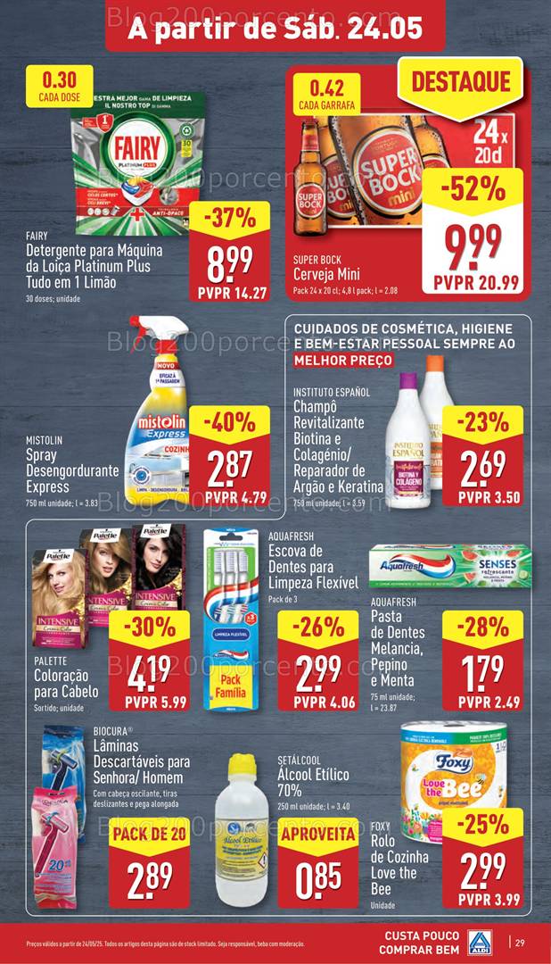 Antevisão Folheto ALDI Promoções Fim de Semana - 24 e 25 maio fim de semana