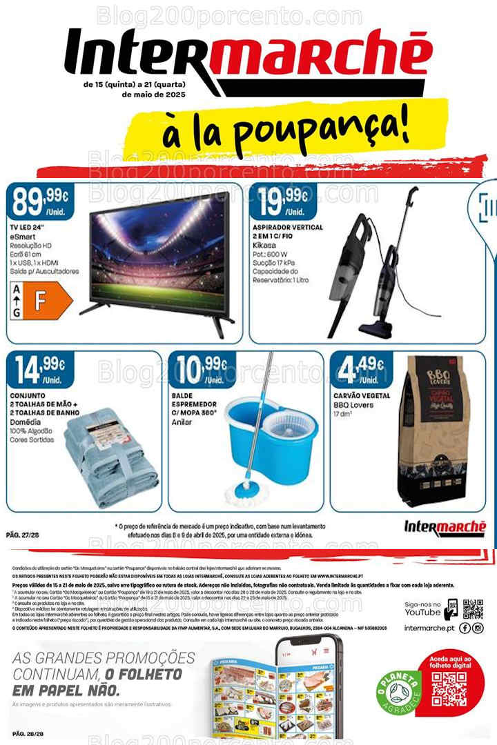 Antevisão Folheto INTERMARCHÉ Bazar Promoções de 15 a 21 maio all