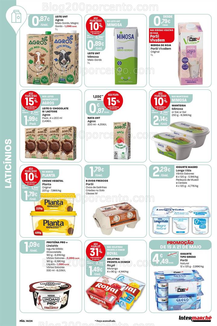 Antevisão Folheto INTERMARCHÉ Contact Promoções de 15 a 21 maio all
