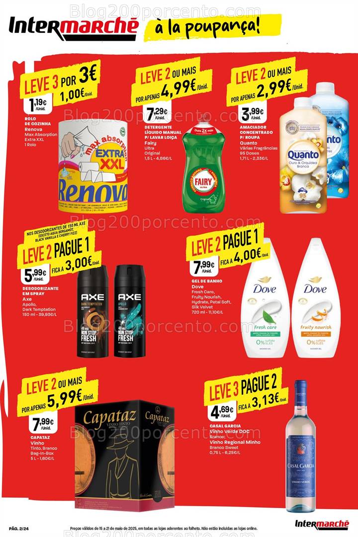 Antevisão Folheto INTERMARCHÉ Contact Promoções de 15 a 21 maio all