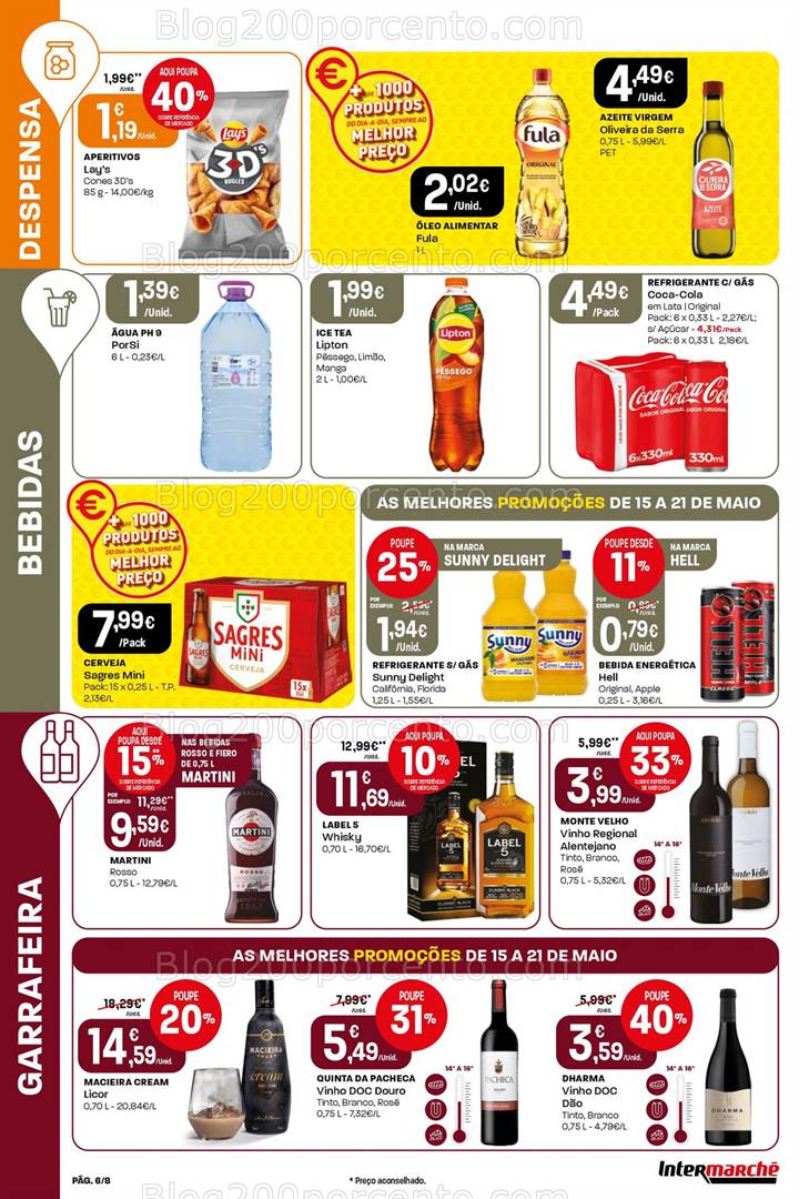 Antevisão Folheto INTERMARCHÉ Mini Promoções de 15 a 21 maio all