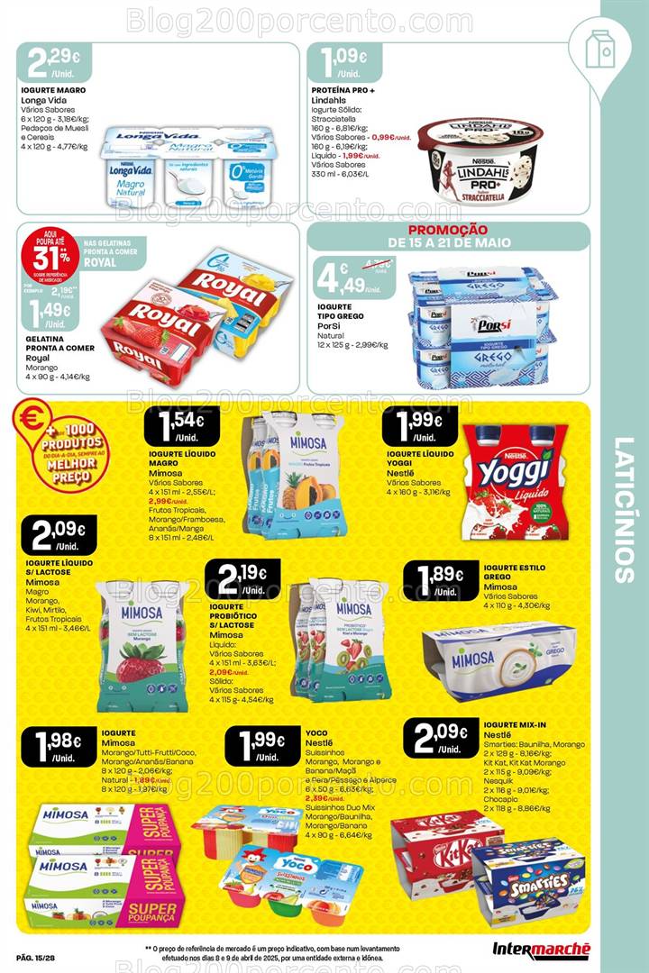 Antevisão Folheto INTERMARCHÉ Super Promoções de 15 a 21 maio all