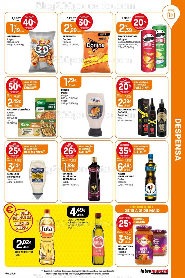 Antevisão Folheto INTERMARCHÉ Super Promoções de 15 a 21 maio all