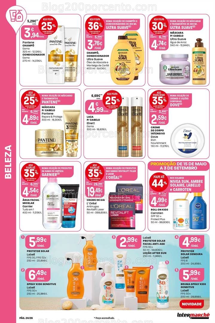 Antevisão Folheto INTERMARCHÉ Super Promoções de 15 a 21 maio all