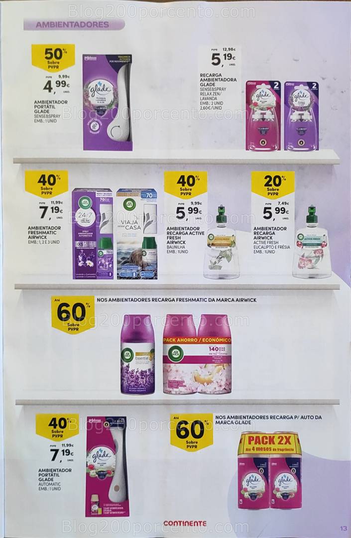 Antevisão Folheto CONTINENTE Limpeza Promoções de 13 a 25 maio all