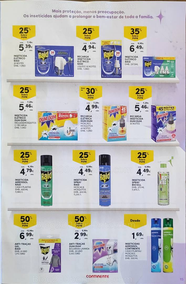 Antevisão Folheto CONTINENTE Limpeza Promoções de 13 a 25 maio all