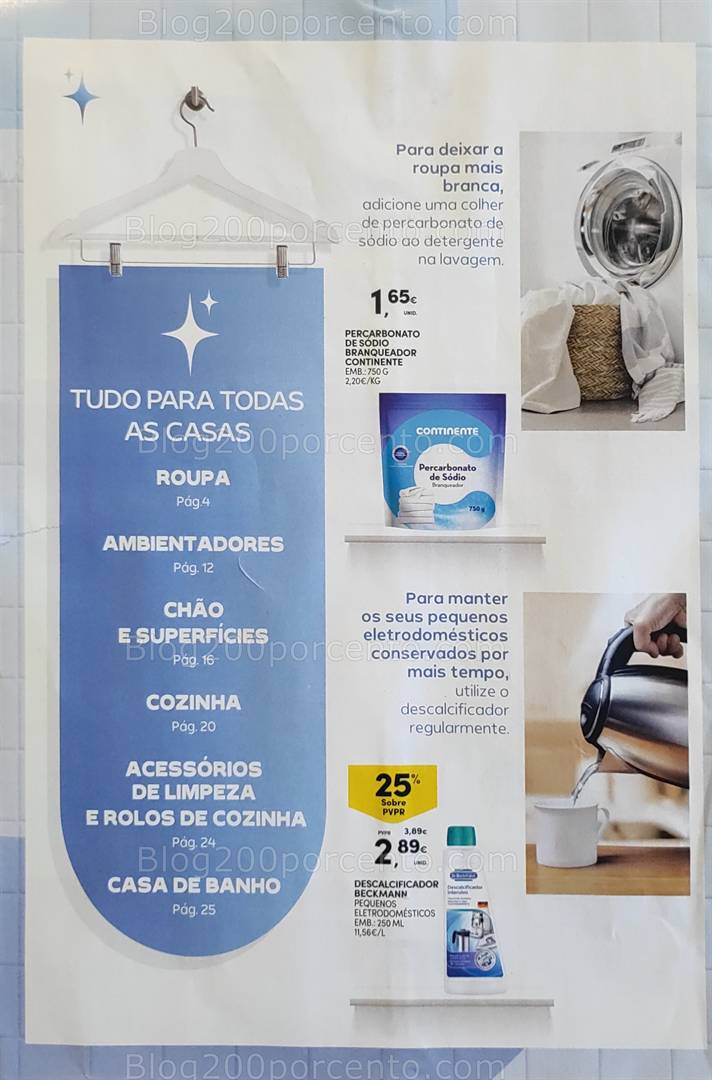 Antevisão Folheto CONTINENTE Limpeza Promoções de 13 a 25 maio all