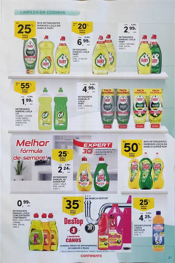 Antevisão Folheto CONTINENTE Limpeza Promoções de 13 a 25 maio all