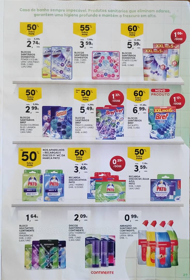 Antevisão Folheto CONTINENTE Limpeza Promoções de 13 a 25 maio all