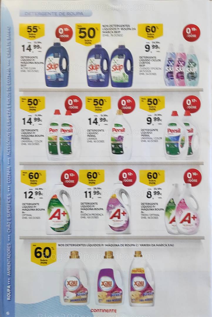Antevisão Folheto CONTINENTE Limpeza Promoções de 13 a 25 maio all