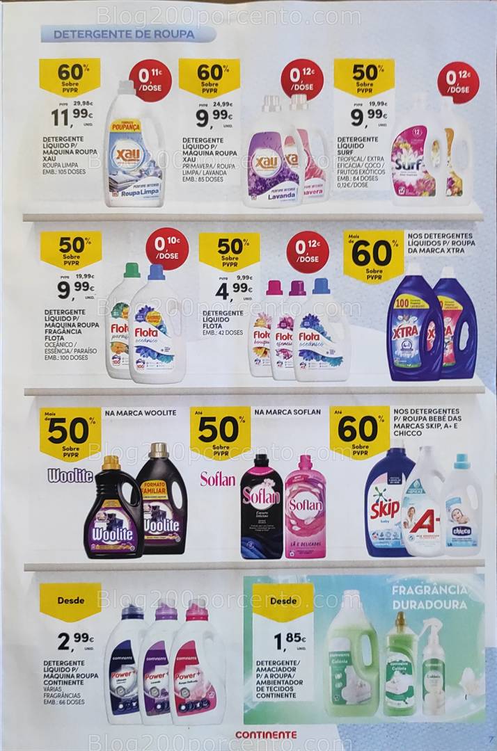 Antevisão Folheto CONTINENTE Limpeza Promoções de 13 a 25 maio all
