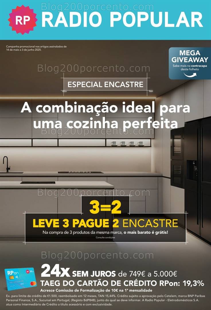 Antevisão Folheto RADIO POPULAR Especial Encastre Promoções de 14 maio a 3 junho all
