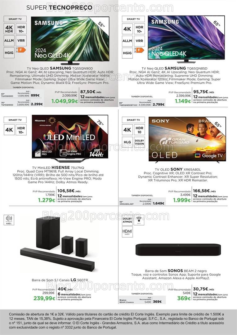 Antevisão Folheto EL CORTE INGLÉS Tecnologia Promoções de 21 a 30 maio all