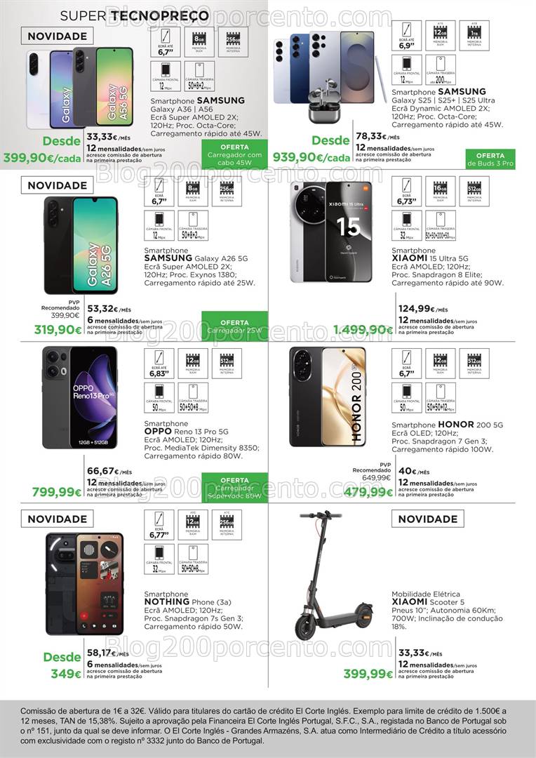 Antevisão Folheto EL CORTE INGLÉS Tecnologia Promoções de 21 a 30 maio all