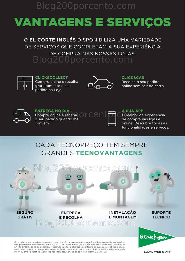 Antevisão Folheto EL CORTE INGLÉS Tecnologia Promoções de 21 a 30 maio all