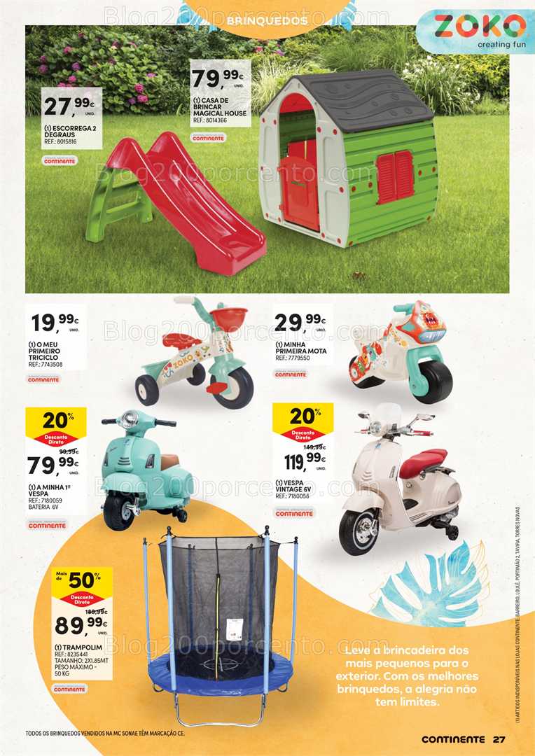 Antevisão Folheto CONTINENTE Verão Promoções de 20 maio a 22 junho all