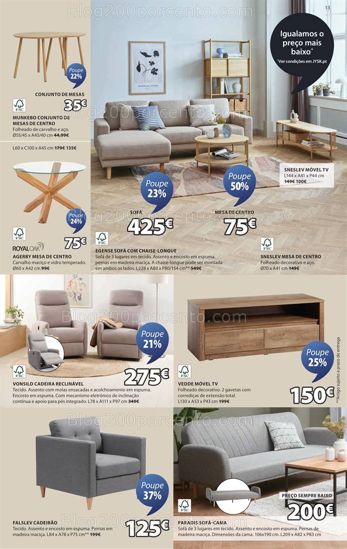Antevisão Folheto JYSK Promoções de 19 maio a 11 junho all