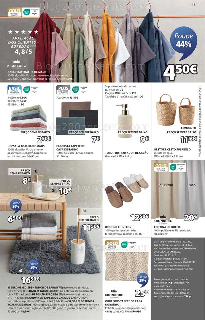 Antevisão Folheto JYSK Promoções de 29 maio a 11 junho all