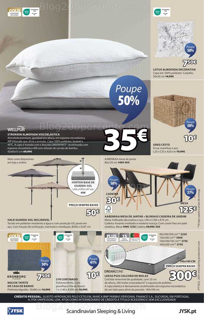 Antevisão Folheto JYSK Promoções de 29 maio a 11 junho all