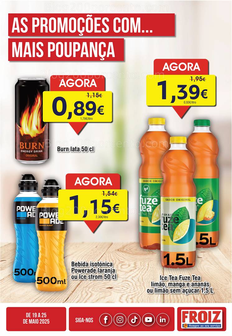 Antevisão Folheto FROIZ Promoções de 19 a 25 maio all