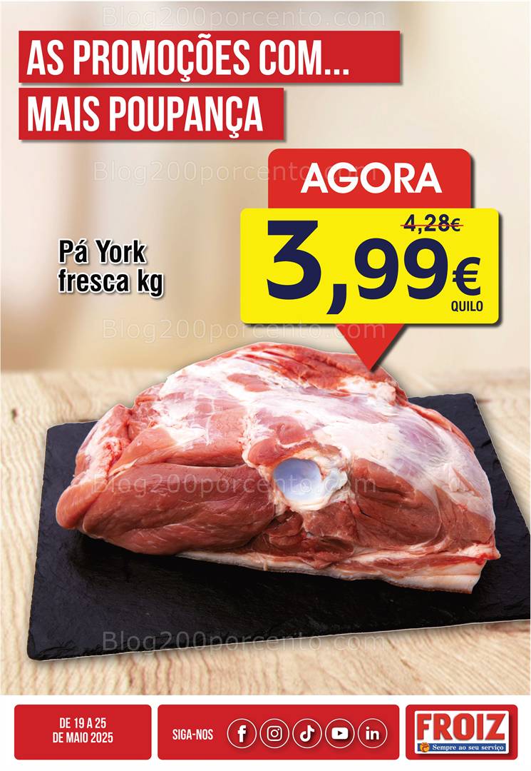 Antevisão Folheto FROIZ Promoções de 19 a 25 maio all