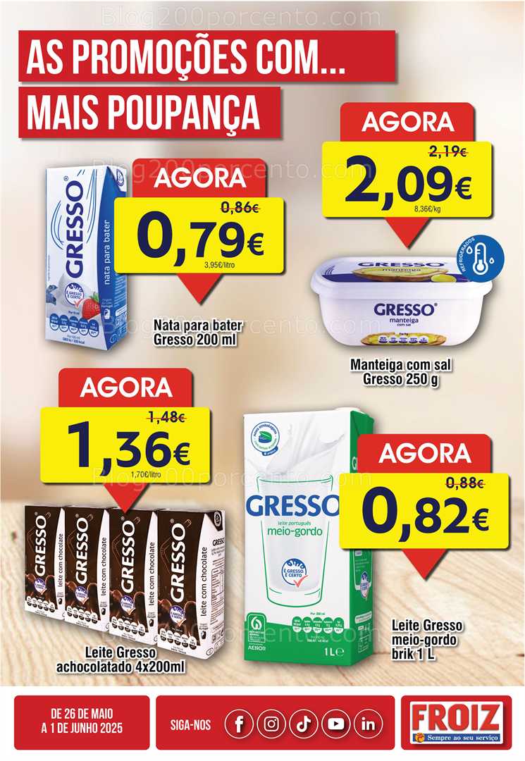 Antevisão Folheto FROIZ Promoções de 26 maio a 1 junho all