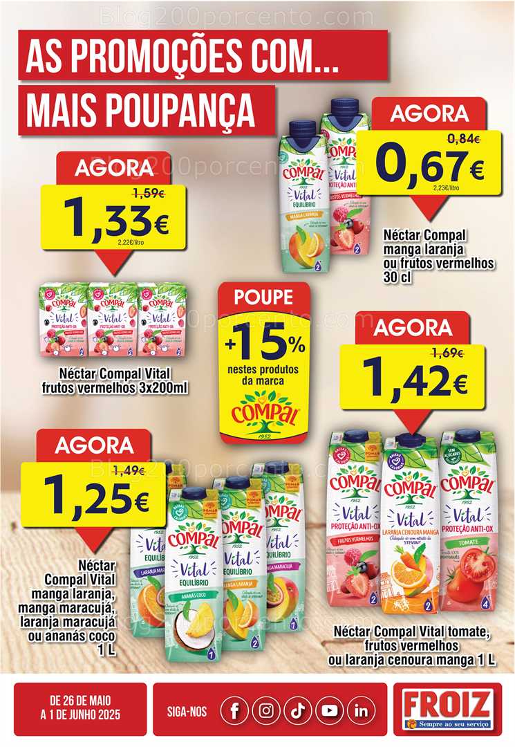 Antevisão Folheto FROIZ Promoções de 26 maio a 1 junho all