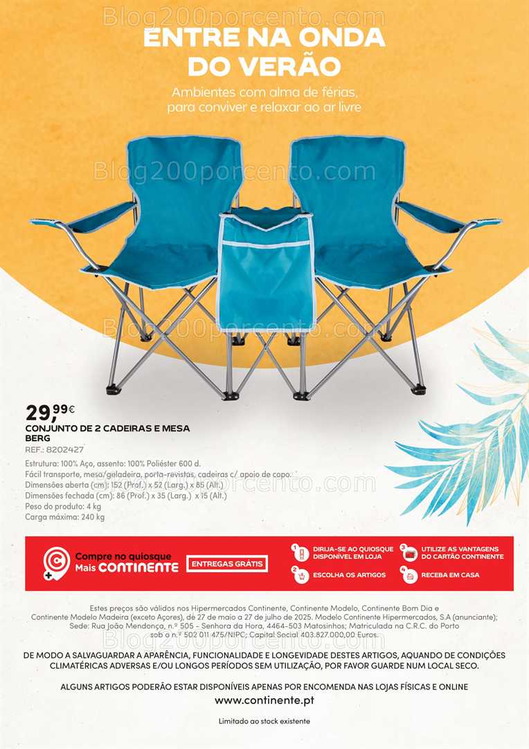 Antevisão Folheto CONTINENTE Especial Verão Promoções de 27 maio a 27 julho