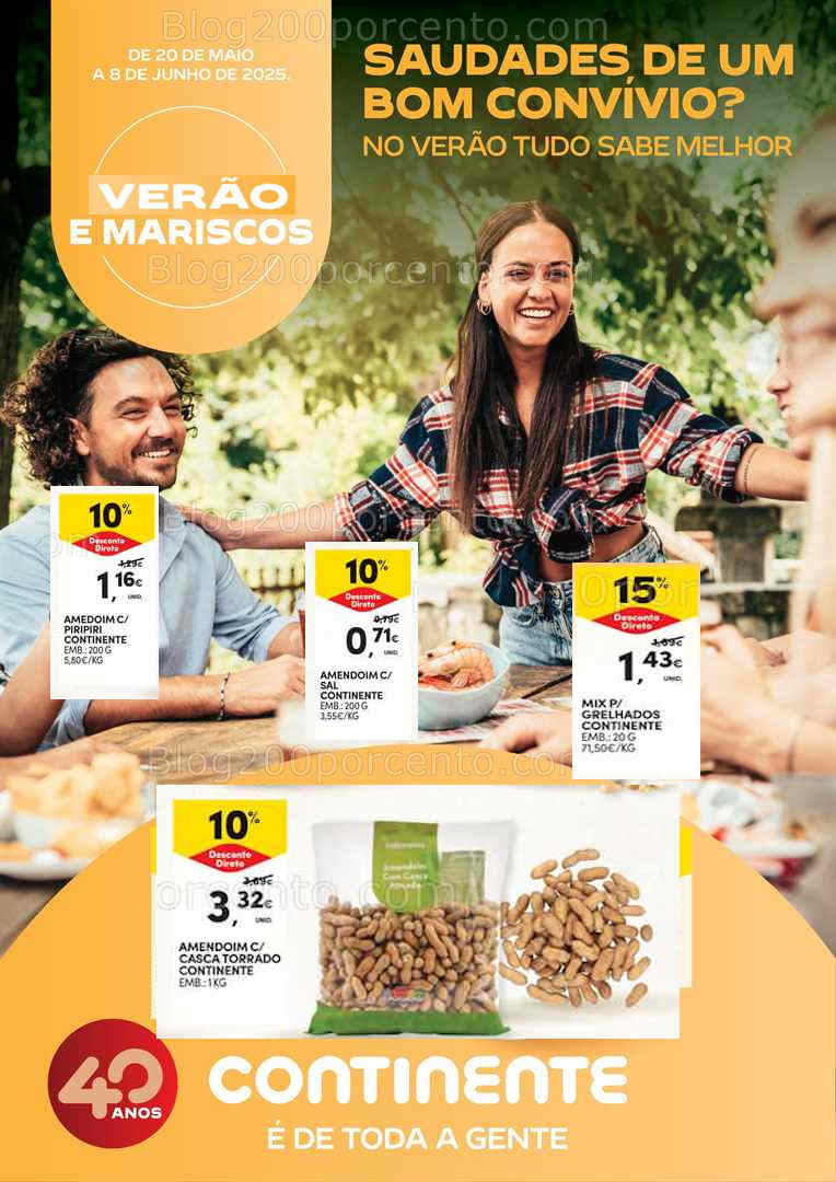 Antevisão Folheto CONTINENTE Convívios de Verão - 20 maio a 8 junho all