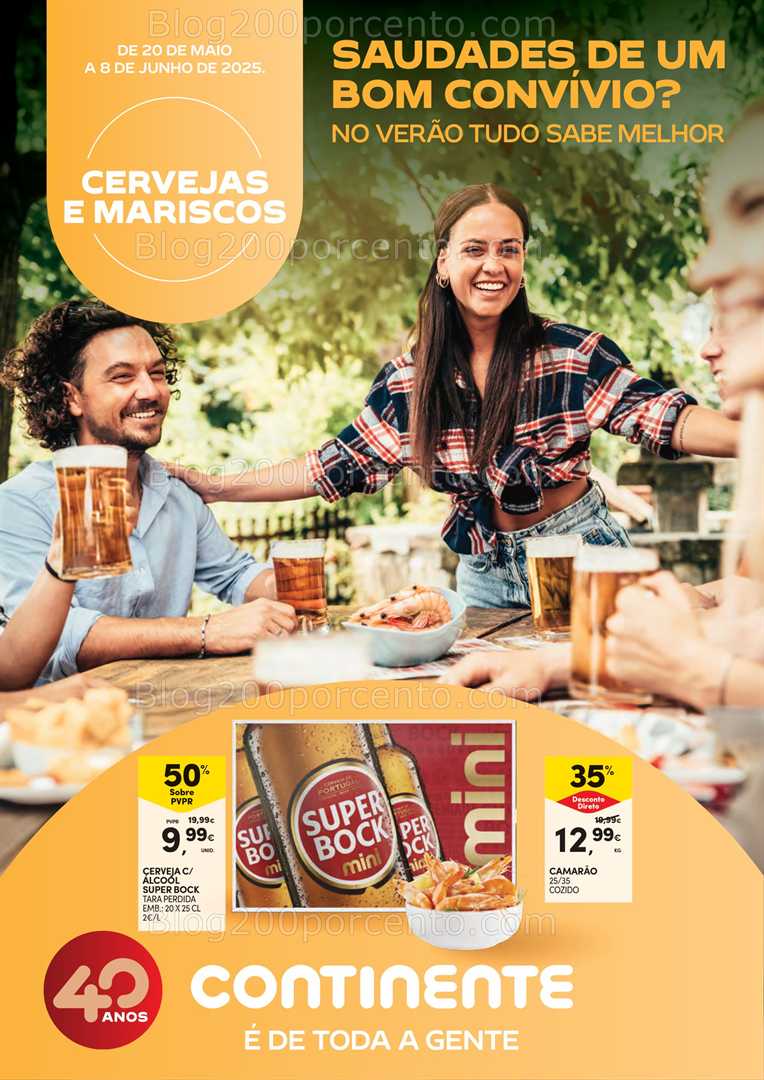Antevisão Folheto CONTINENTE Convívios de Verão - 20 maio a 8 junho all