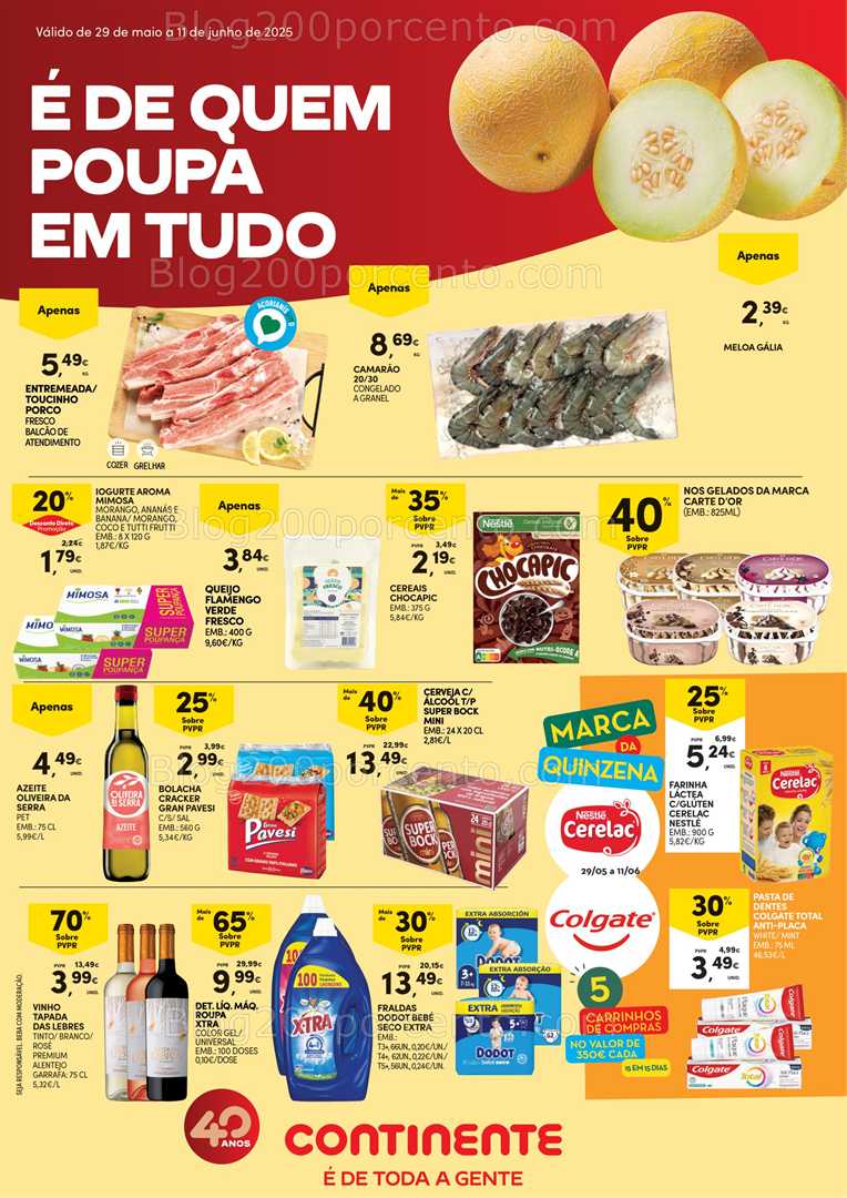 Antevisão Folheto CONTINENTE Açores Promoções de 29 maio a 11 junho all