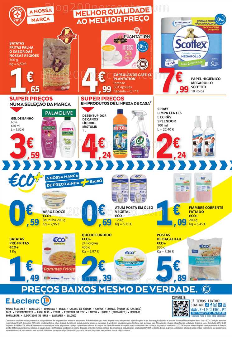 Antevisão Folheto E-LECLERC Promoções Fim de Semana - 23 a 25 maio all