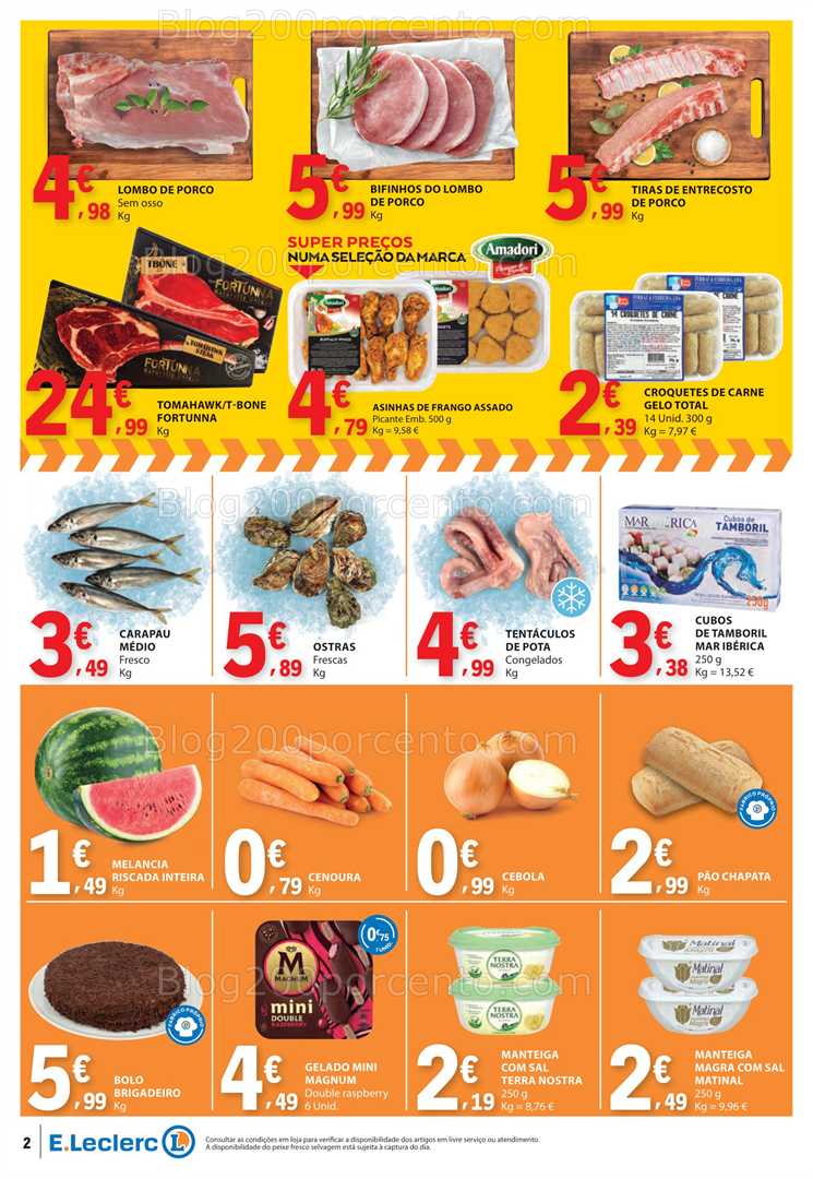 Antevisão Folheto E-LECLERC Promoções Fim de Semana - 30 maio a 1 junho