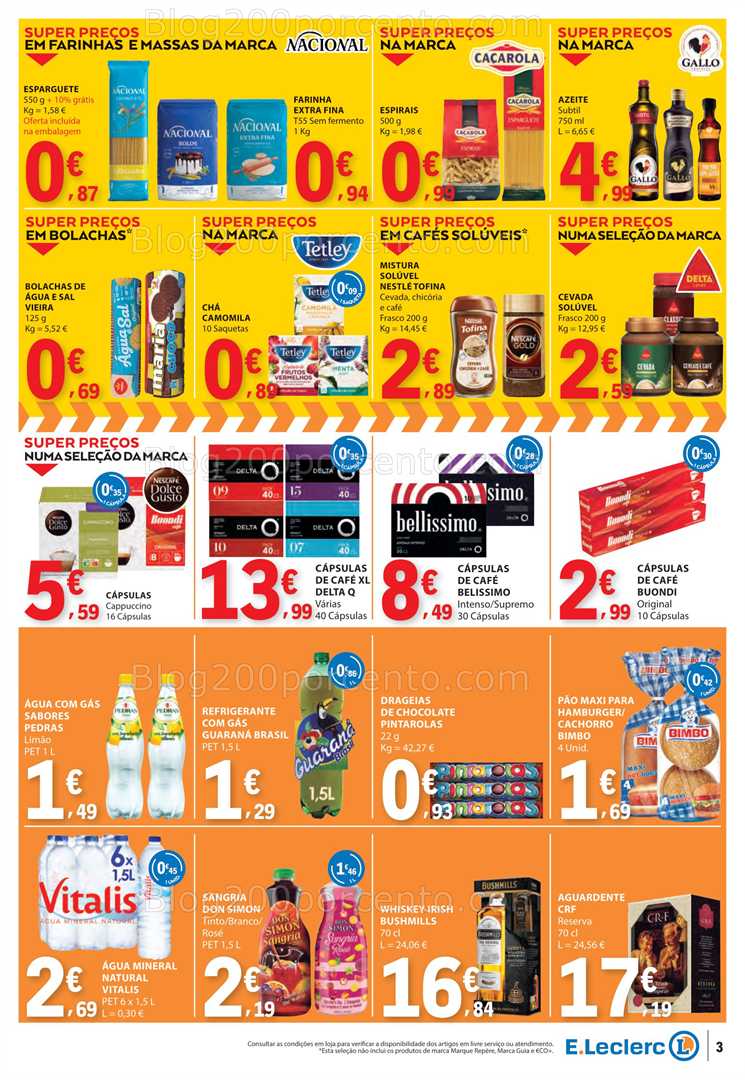 Antevisão Folheto E-LECLERC Promoções Fim de Semana - 30 maio a 1 junho