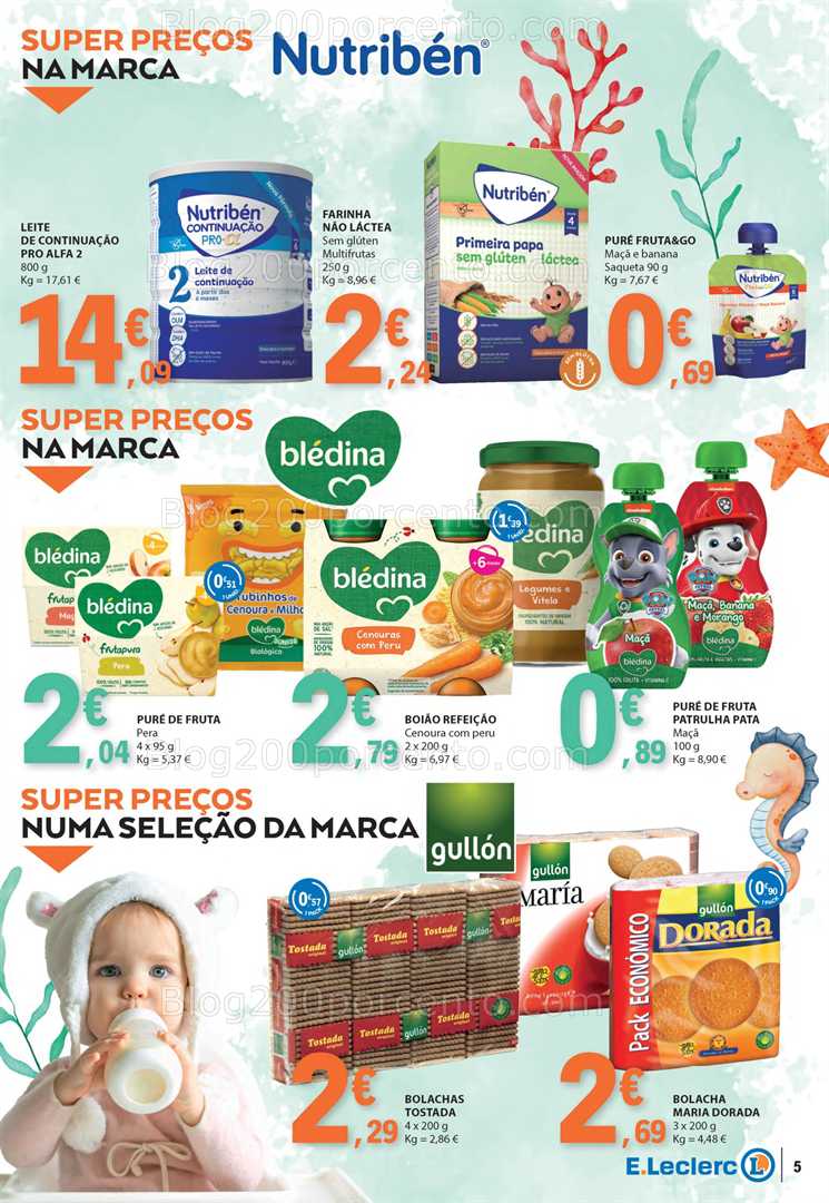 Antevisão Folheto E-LECLERC Bebé Promoções de 27 maio a 8 junho all
