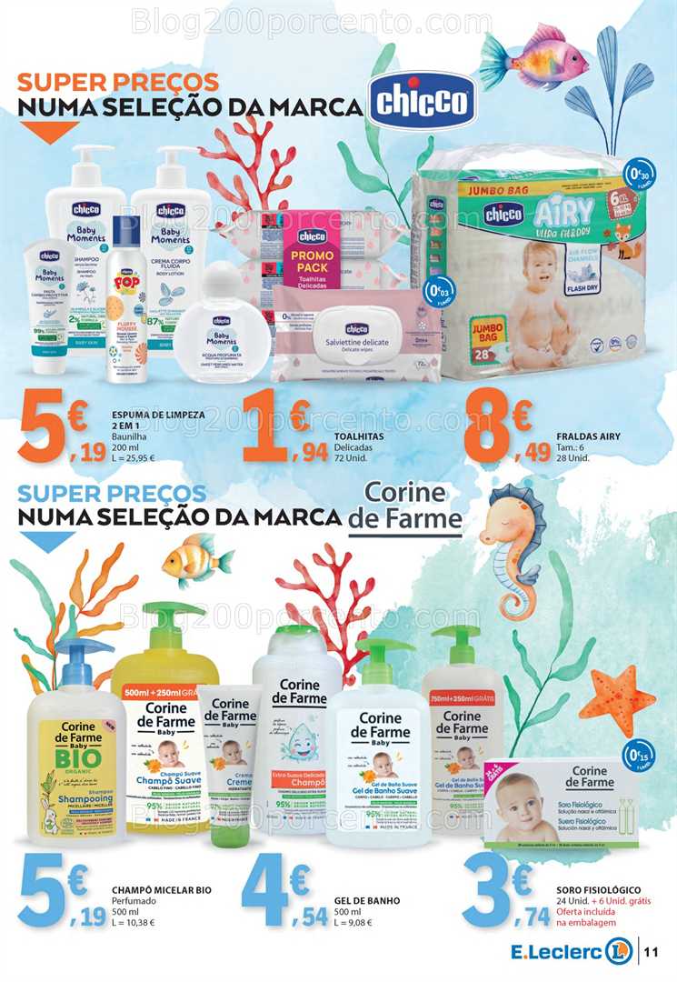 Antevisão Folheto E-LECLERC Bebé Promoções de 27 maio a 8 junho all