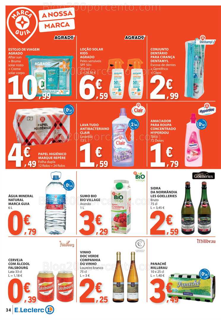 Antevisão Folheto E-LECLERC Promoções de 29 maio a 4 junho marca própria