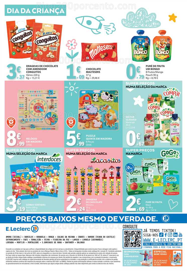 Antevisão Folheto E-LECLERC Promoções de 29 maio a 4 junho all