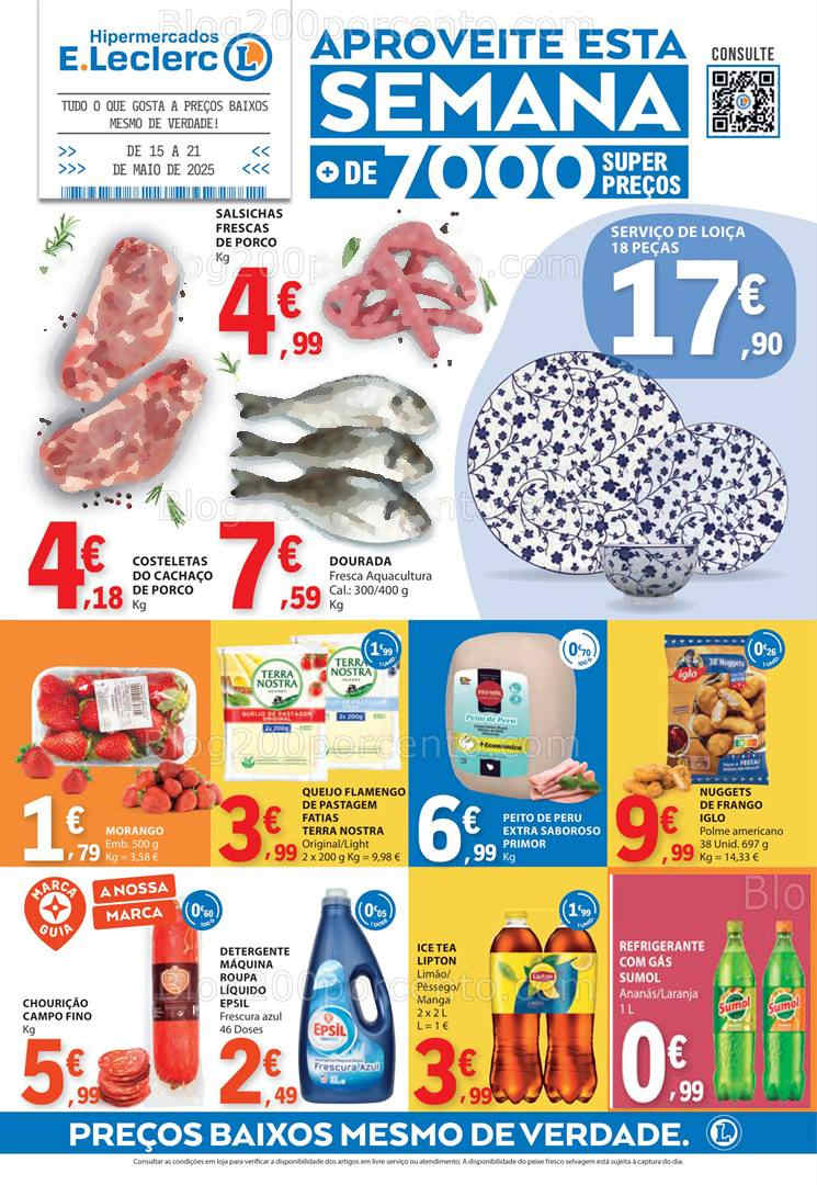 Antevisão Folheto E-LECLERC Promoções de 15 a 21 maio all