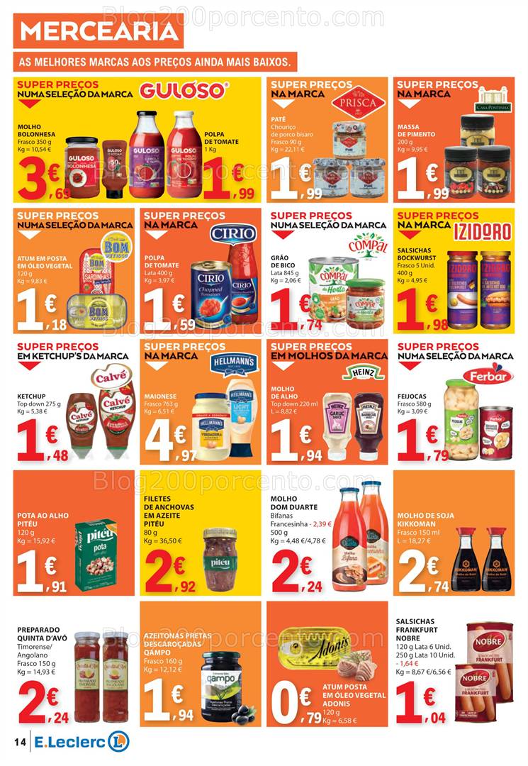 Antevisão Folheto E-LECLERC Promoções de 15 a 21 maio all
